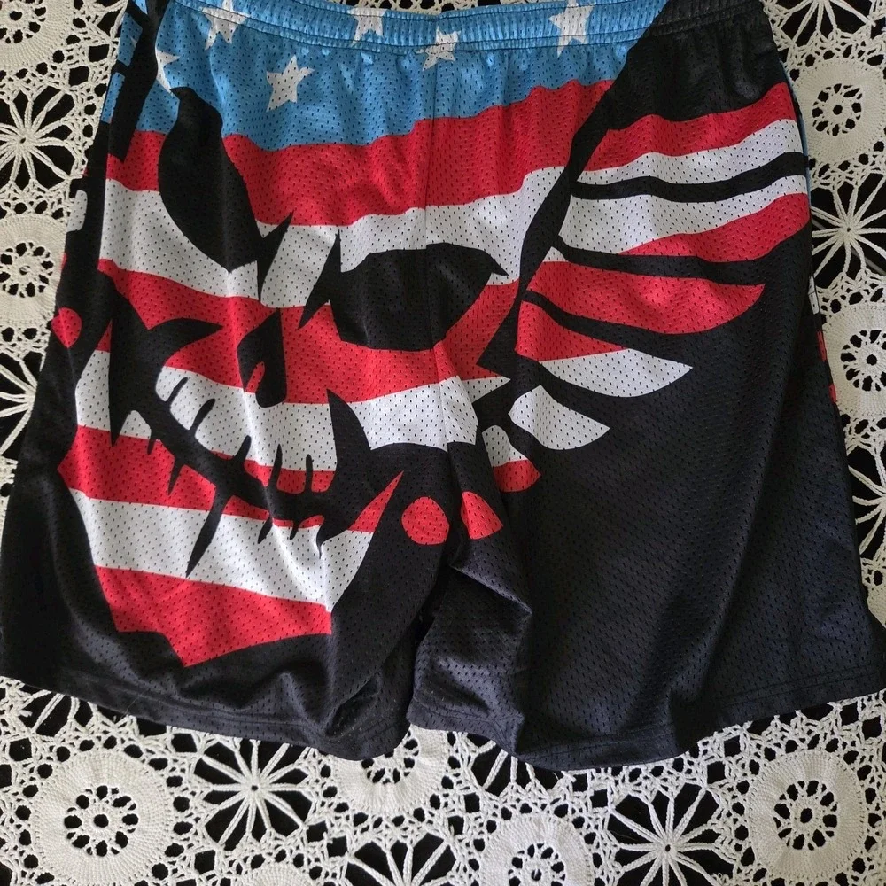 Chalk Line Black Cody Rhodes WWE Shorts Swim trunks 3XL Skull‎